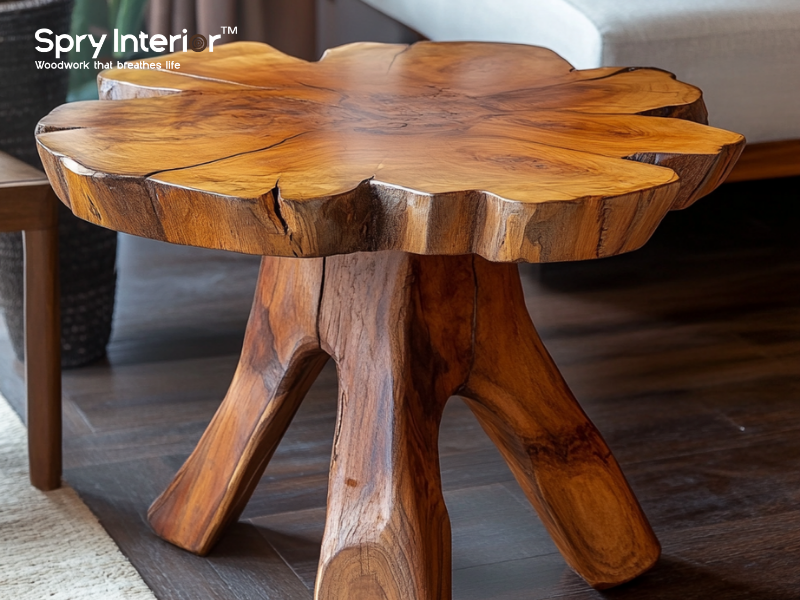 Unfinished Round Coffee Table: Bring Your Vision to Life