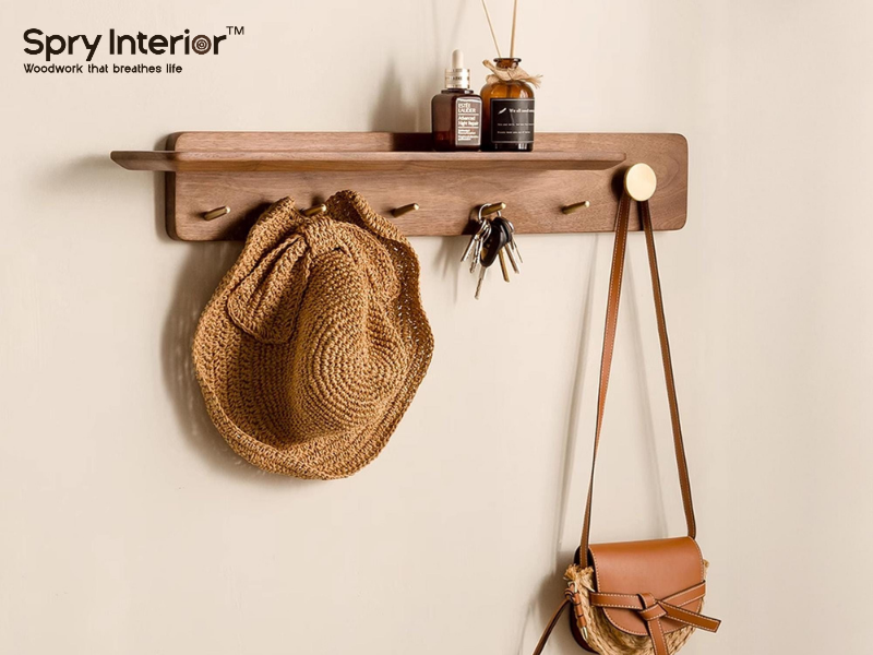 Vintage Coat Hooks with Shelf: Perfect Blend of Functionality and Style