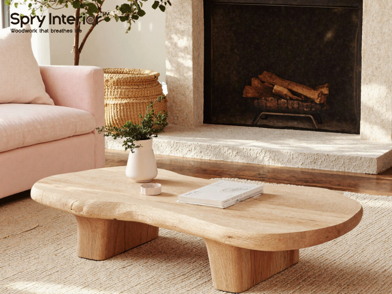 Solid White Coffee Table - Sturdy and Stylish for Everyday Use