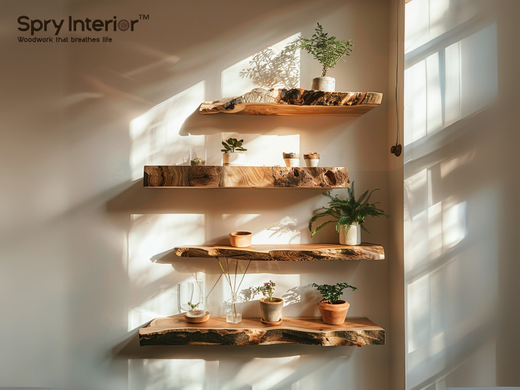 Bathroom In Wall Shelves