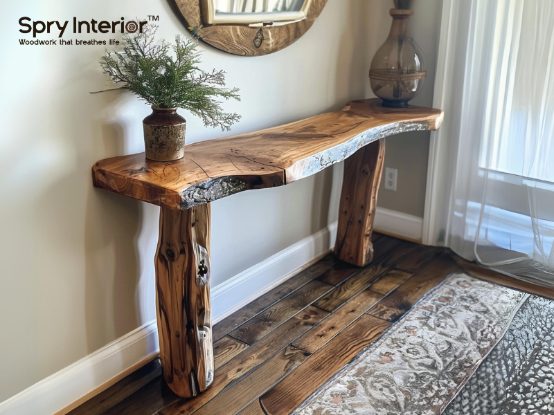 Dark Wood Hallway Table