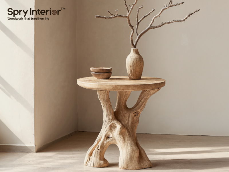 White Rustic End Tables - A Perfect Addition to Any Home