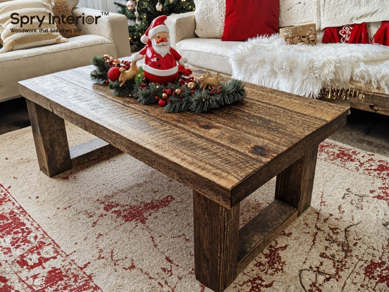 Grey and Wood Coffee Table – The Perfect Blend of Modern and Natural Styles