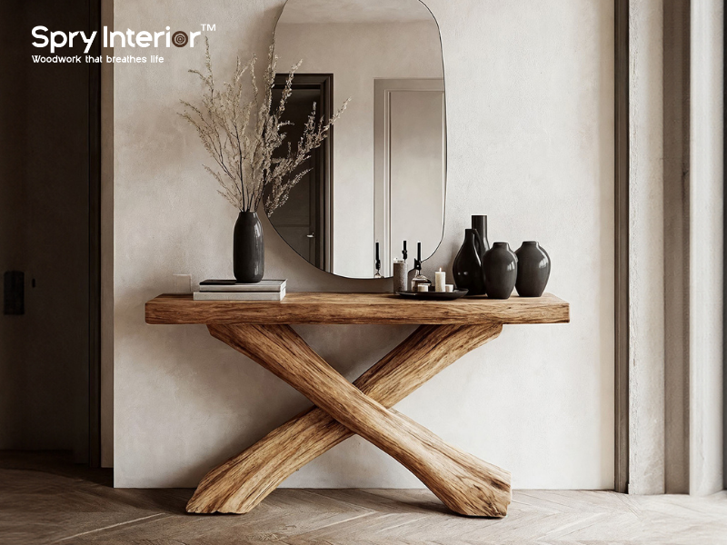 How to Make a Wood Console Table