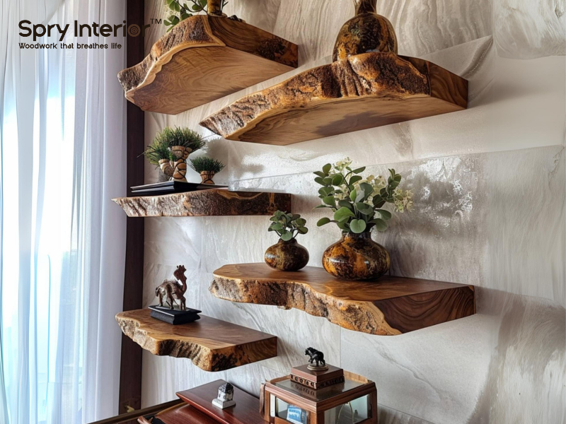 Decorative Floating Wall Shelves for Living Room