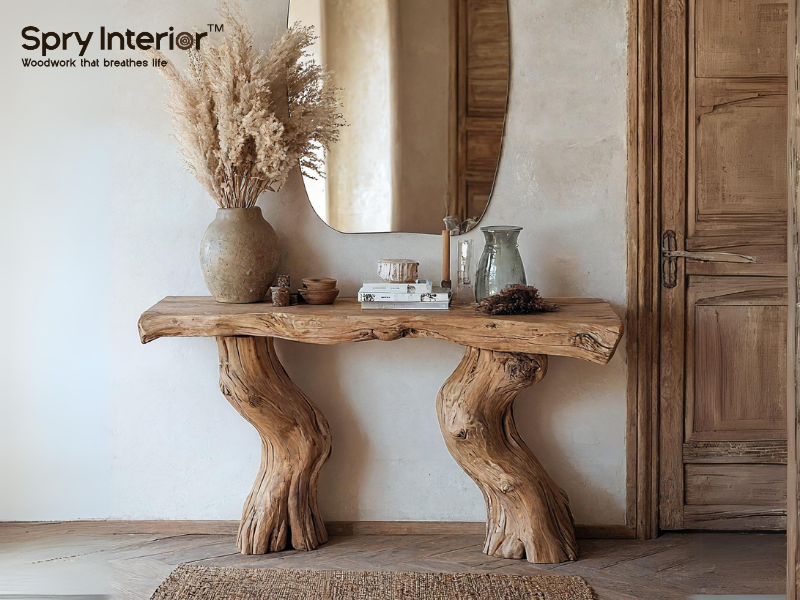 Reclaimed Rustic Console Table