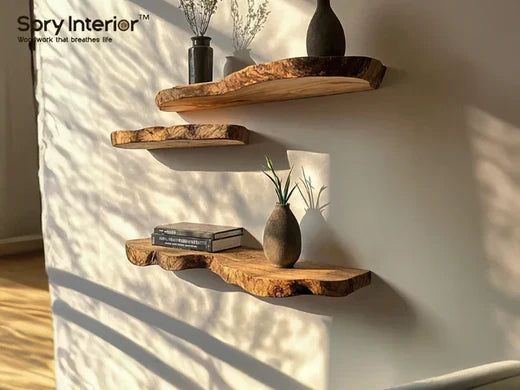 Shelf Wooden Wall