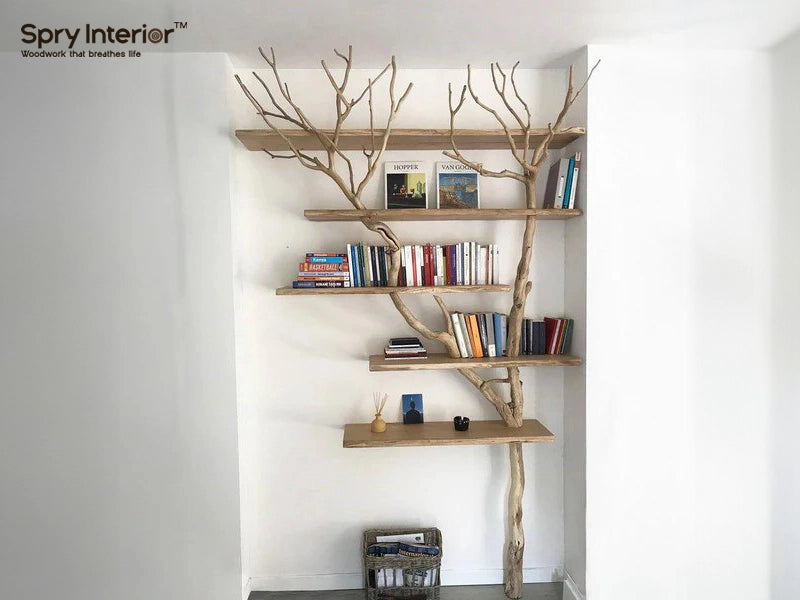 Tree bookshelf DIY template