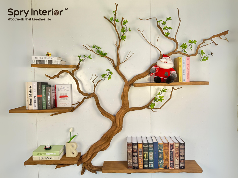 Tree branch bookcase - The special interior design for your home