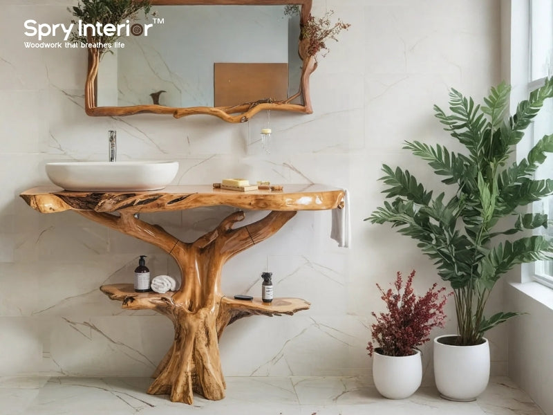 Natural Wood Vanity Bathroom: Combining Beauty and Functionality