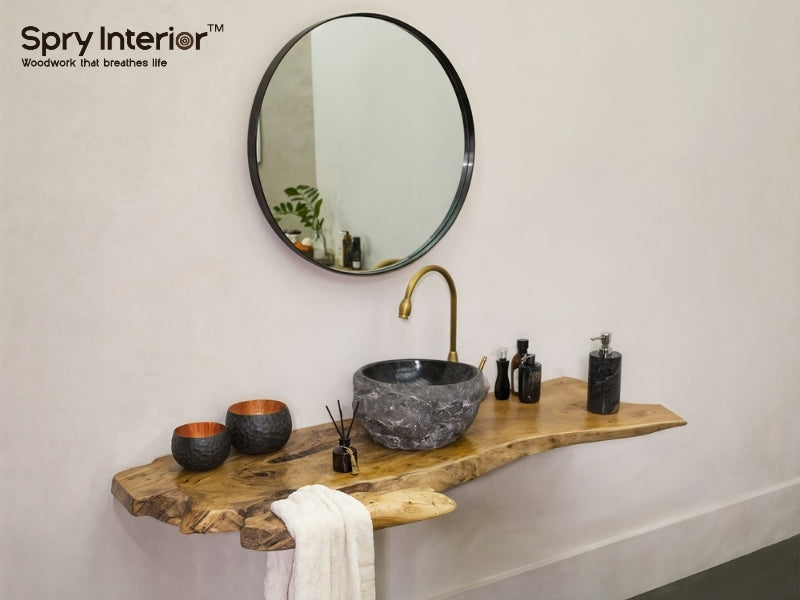 Single Sink Bathroom Vanity with Makeup Table - The Perfect Blend of Functionality and Elegance