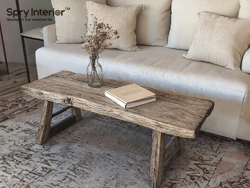 Live Edge Coffee Table with Storage - A Timeless Blend of Style and Practicality