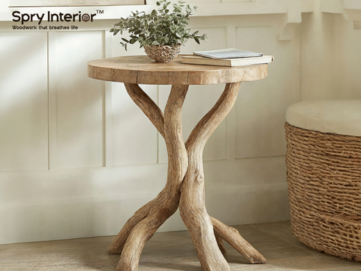 DIY Rustic End Tables: Elegance Meets Cozy Charm