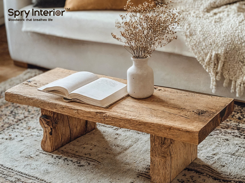 Hardwood Rustic Coffee Table - The best Quality Wooden Interior