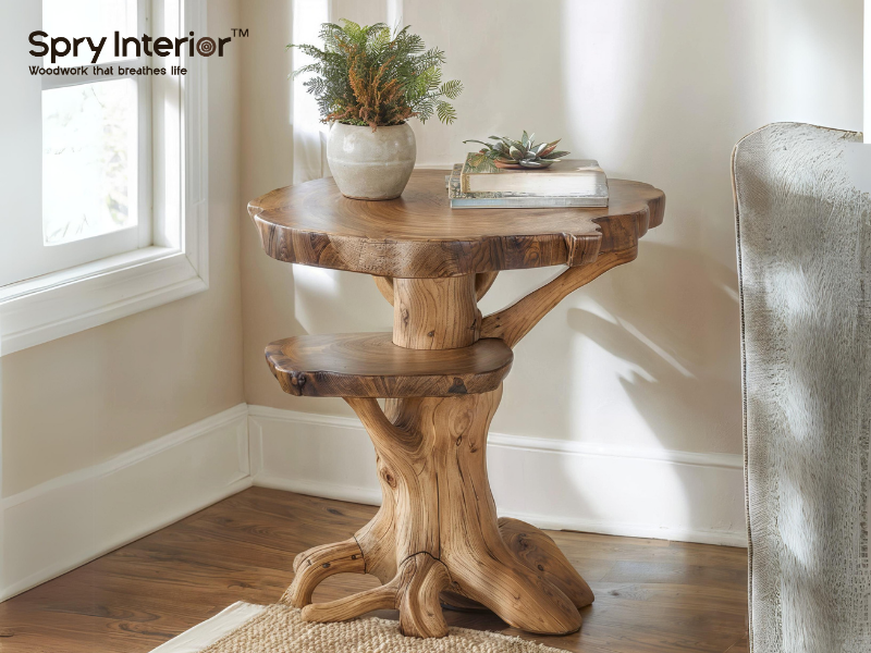 End Tables Rustic Wood - Must Have Items in Living Room