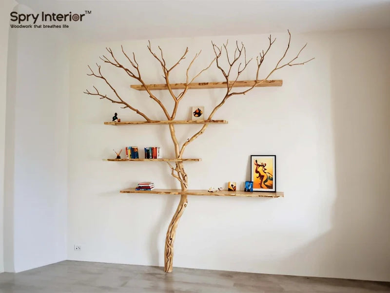 How to make a tree shaped bookshelf