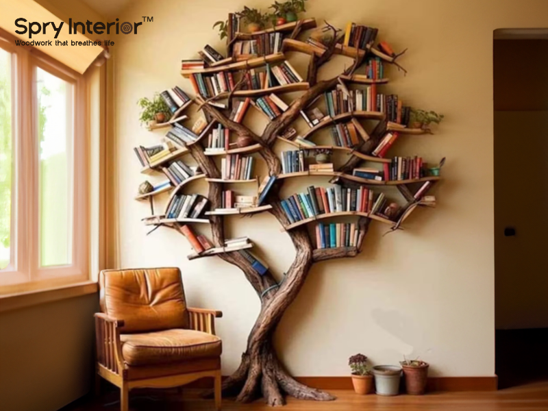 Tree Bookshelf in San Francisco - A Perfect Blend of Functionality and Aesthetics