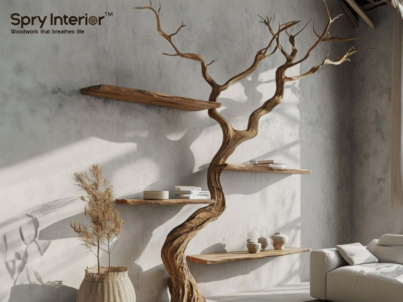 Wall Tree Bookshelf in California - Blends Functionality With Aesthetic Appeal 