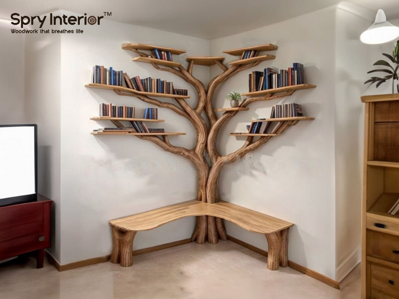 8 Space-Saving Tree Bookshelves Perfect for Small Living Areas