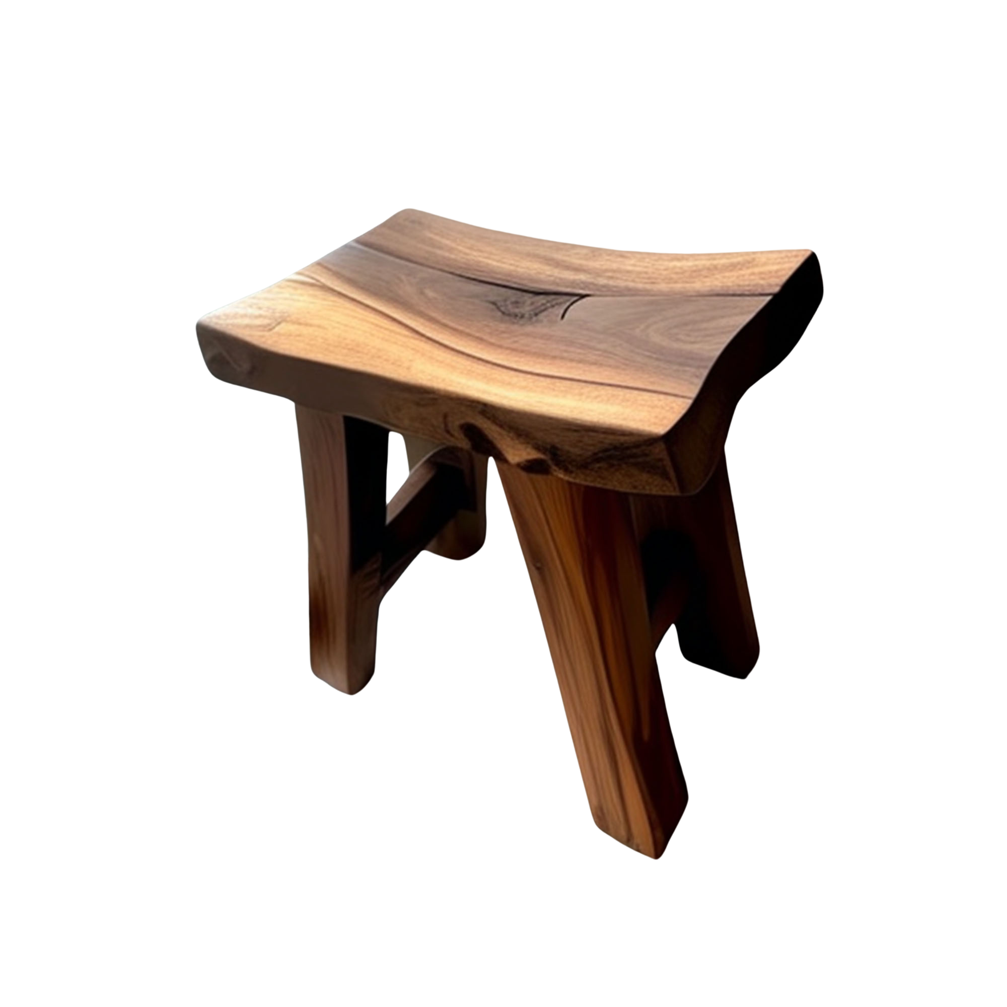 Shower Bench Natural Wood Shower Stool SILDTSB006