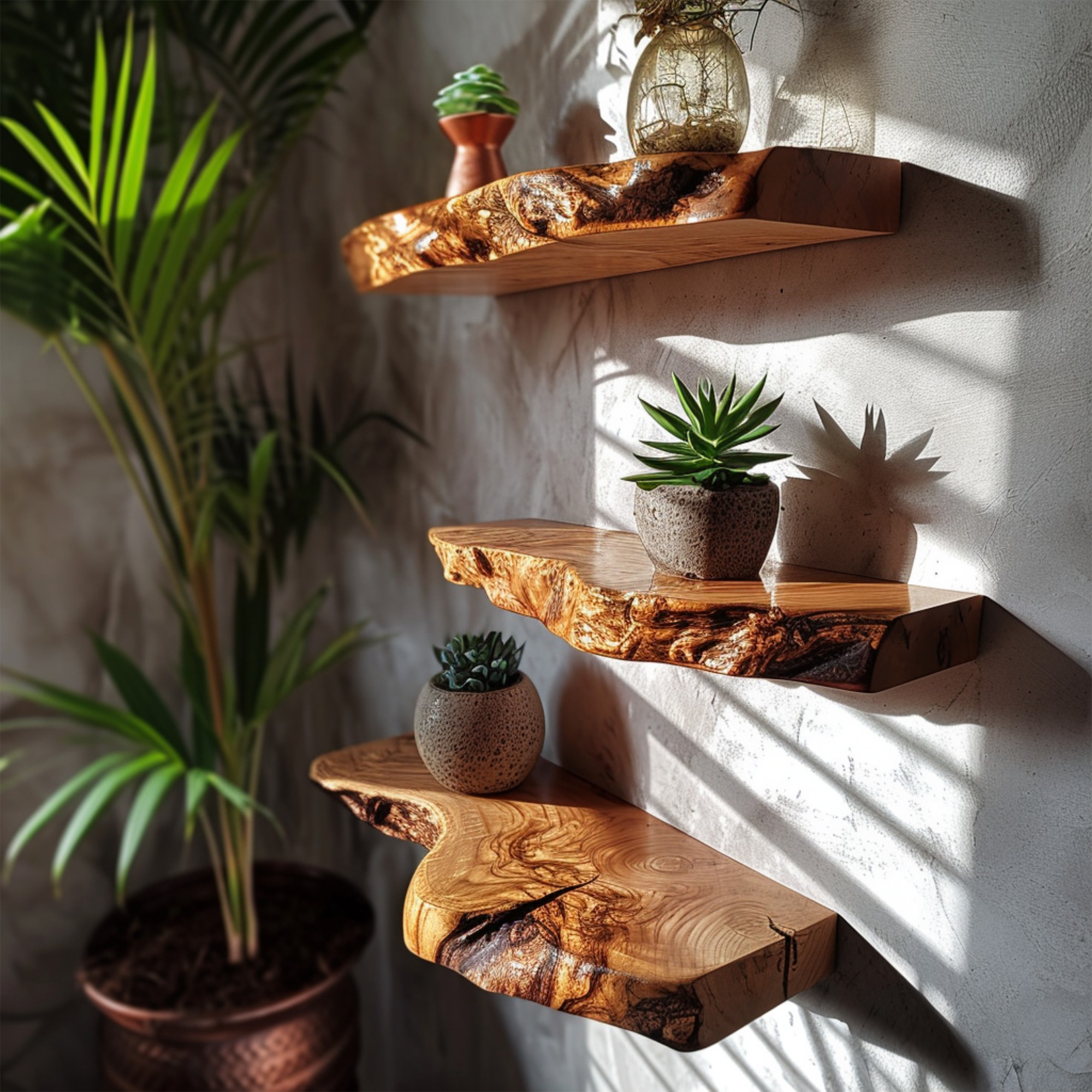 Floating Shelves Live Edge Shelf Decor SINLFL022