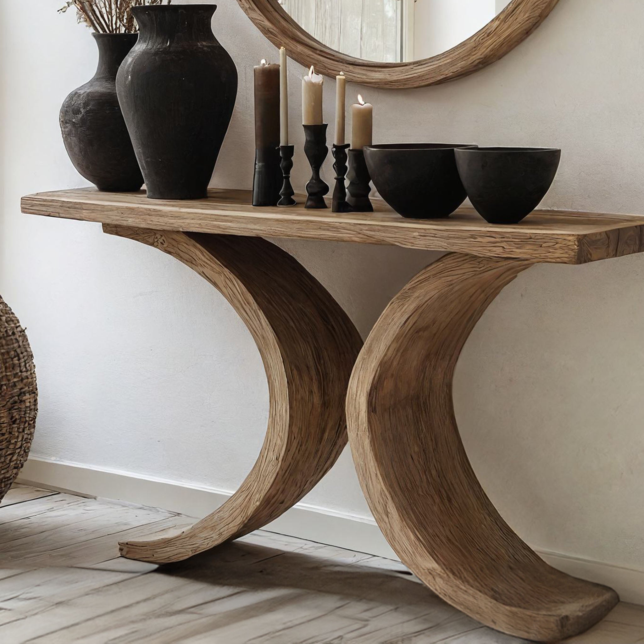 Living Edge Console Table Modern CT64