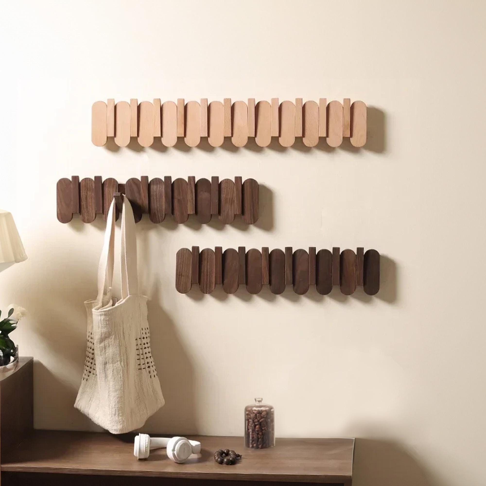 Solid Wood Piano Coat Rack SINLPCR015