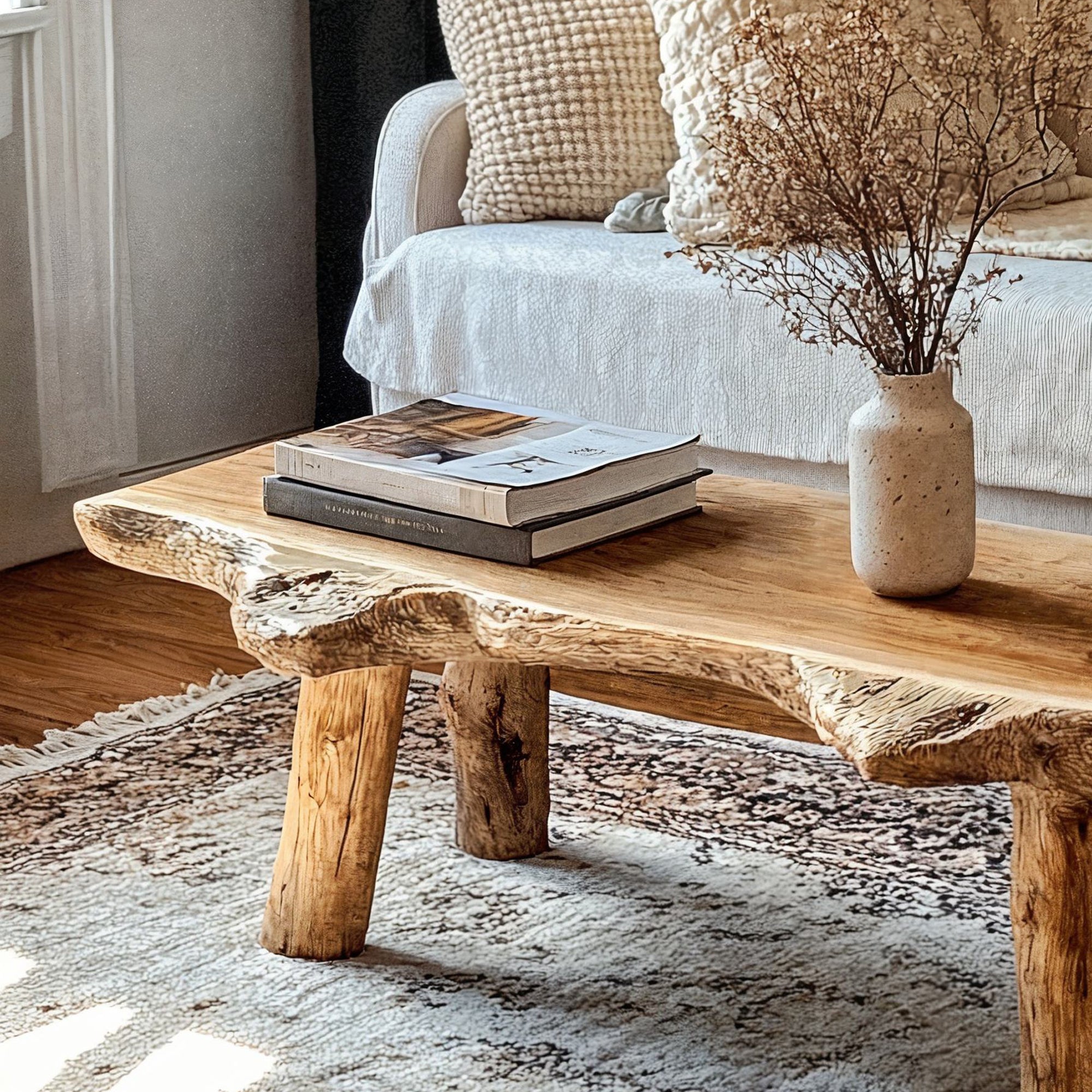 Driftwood Rustic Coffee Table SILDTCF027