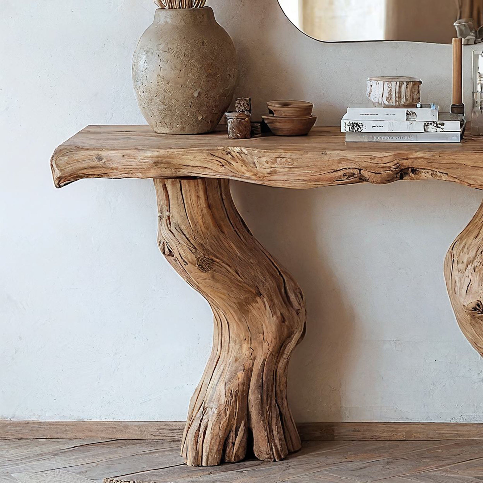 Reclaimed Wood Entry Console Table SILDTCS074