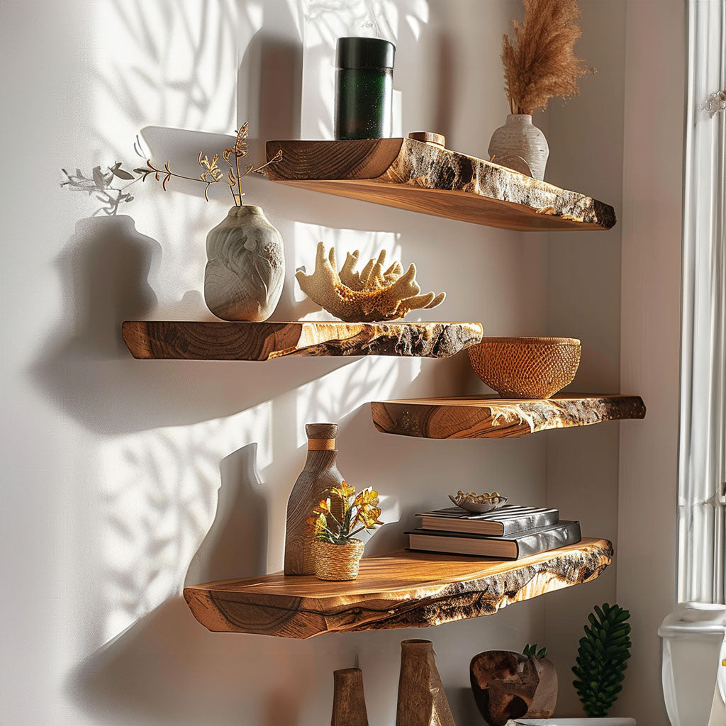 Handcraft Floating Wooden Shelves SILDTFL003