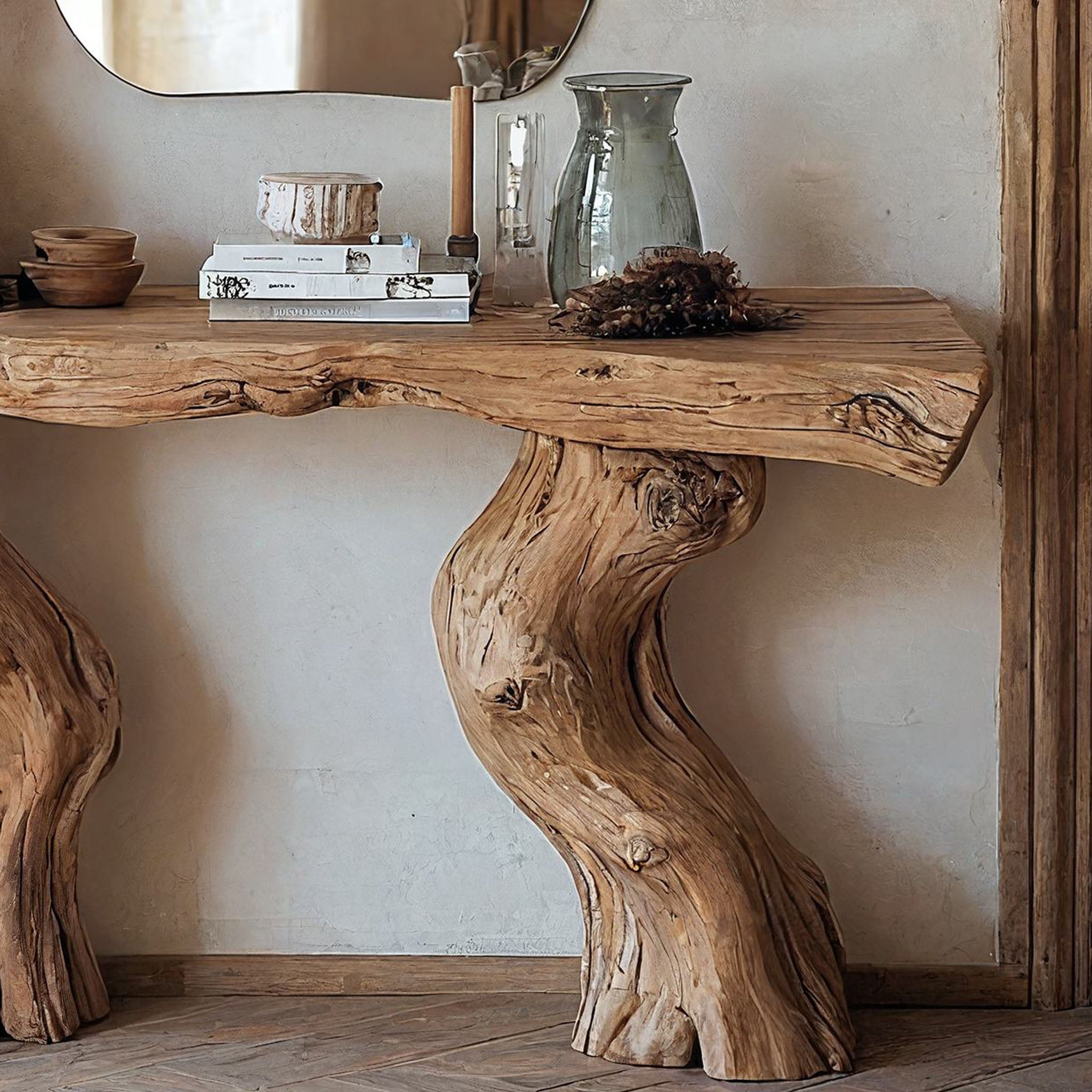 Reclaimed Wood Entry Console Table SILDTCS074