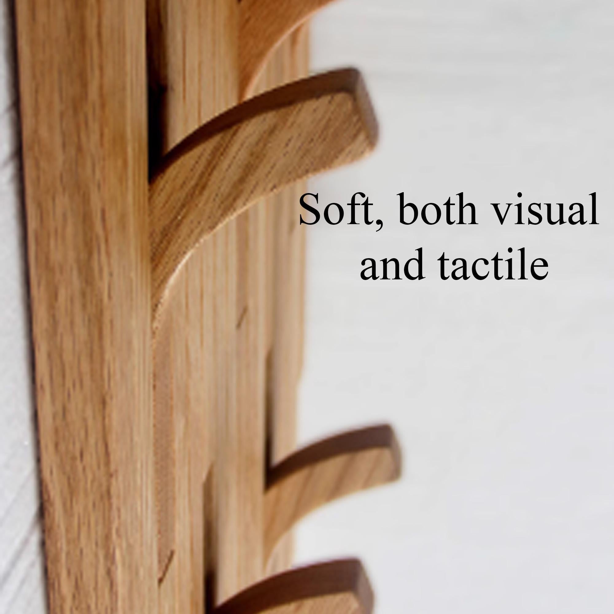 Solid Wood Coat Rack Wall Mount SINLPCR013