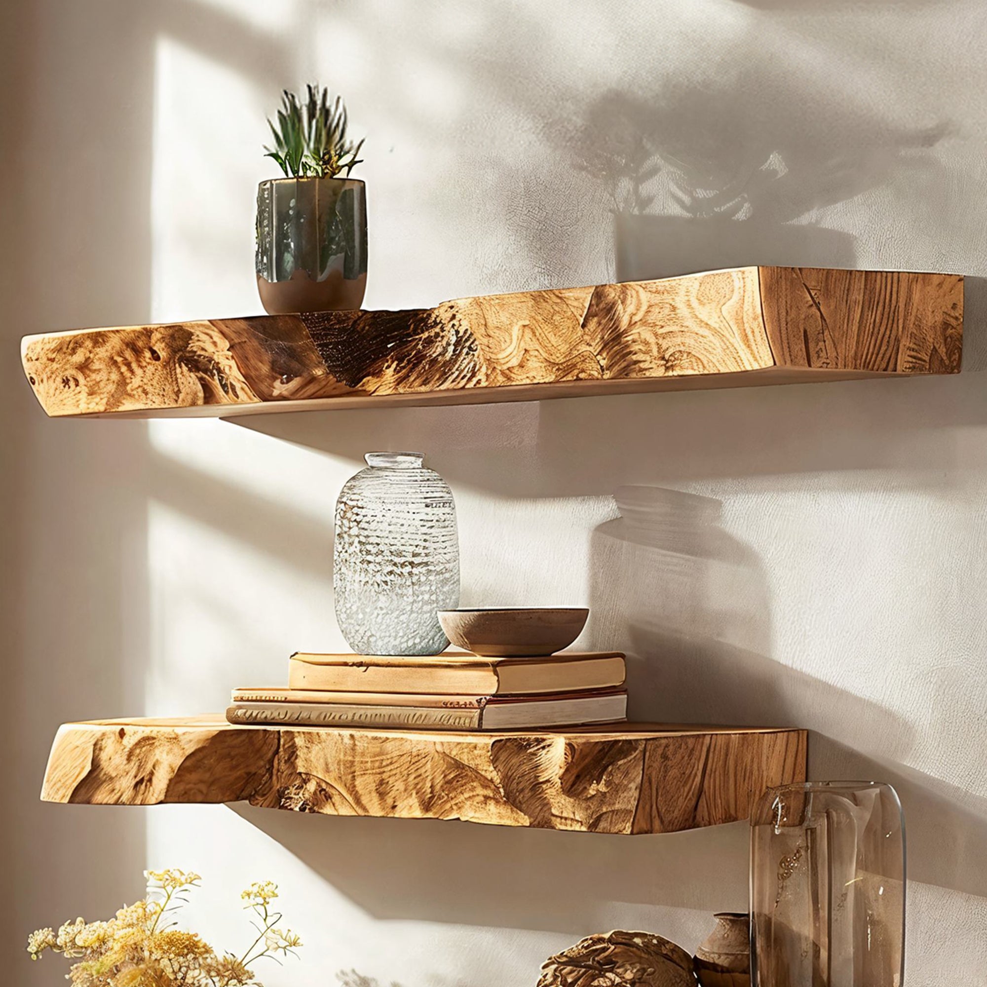 Floating Shelves Wooden Handcrafted SILDTFL038