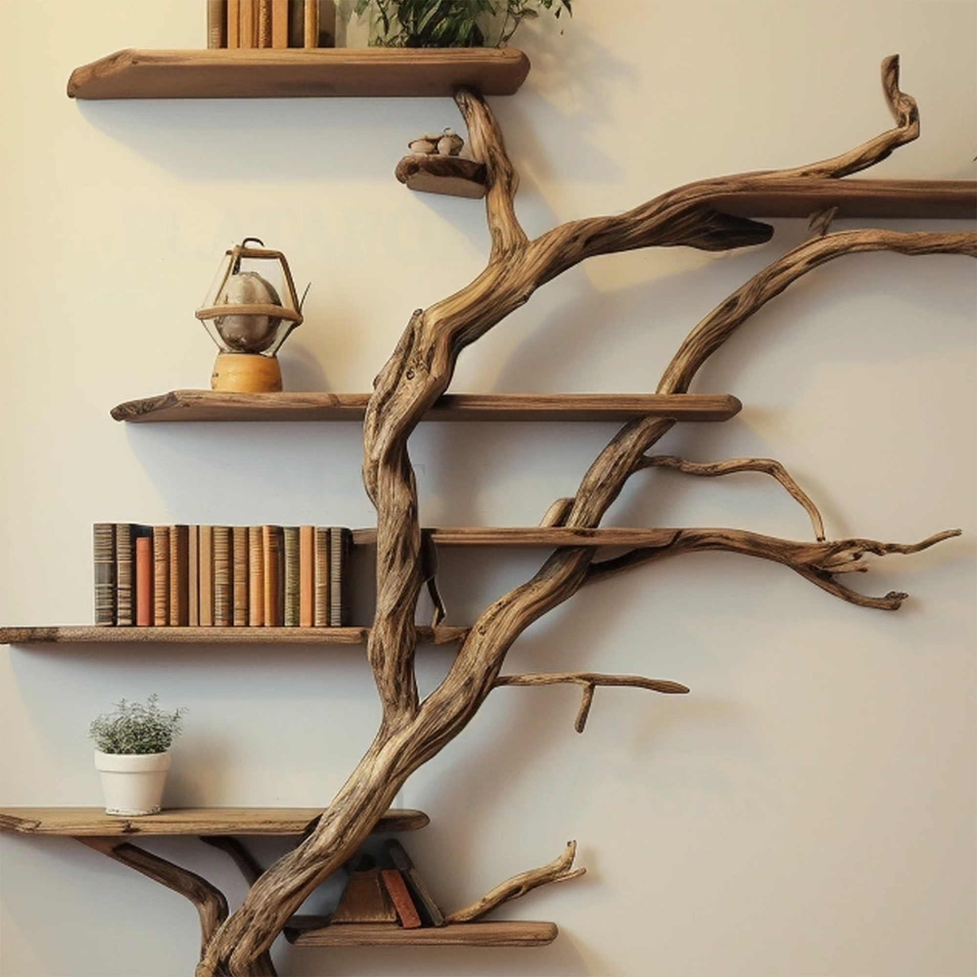 Corner Tree Branch Shelves On Wall Mount SINLTB005