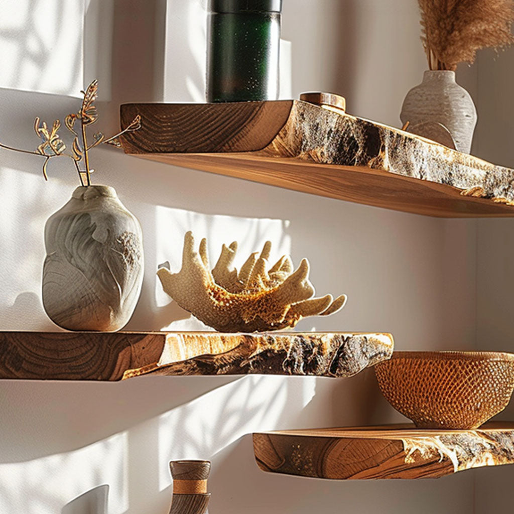 Handcraft Floating Wooden Shelves SILDTFL003