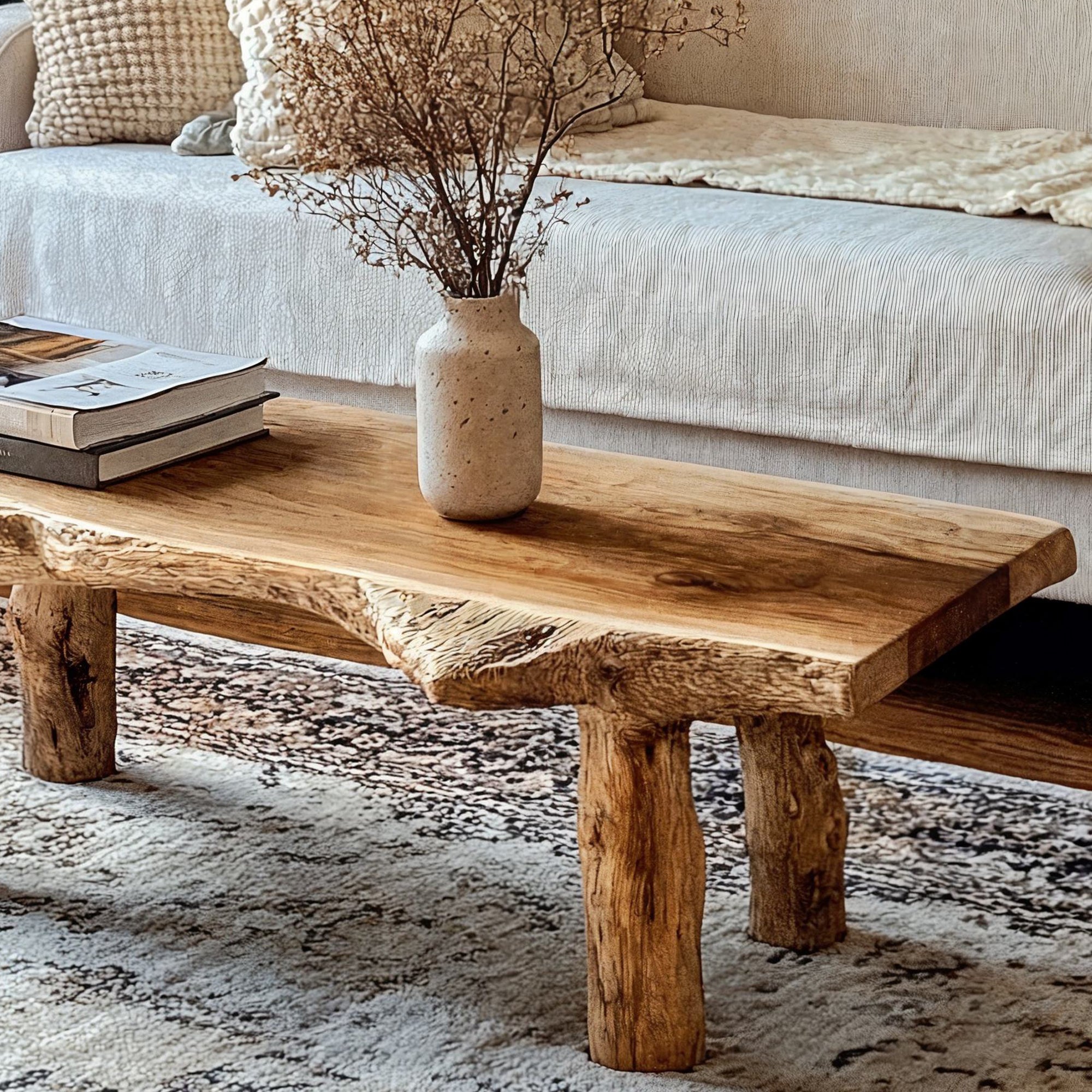 Driftwood Rustic Coffee Table SILDTCF027