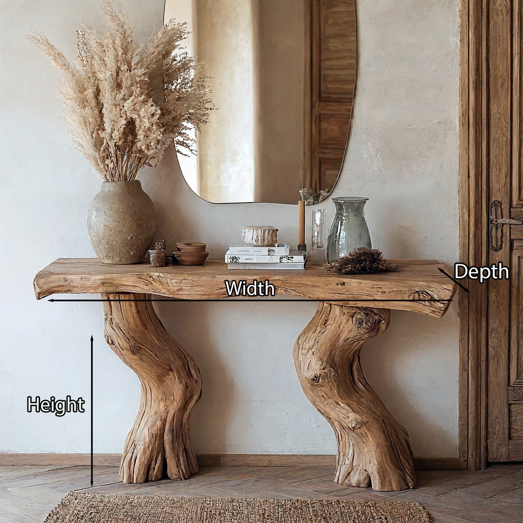 Reclaimed Wood Entry Console Table SILDTCS074