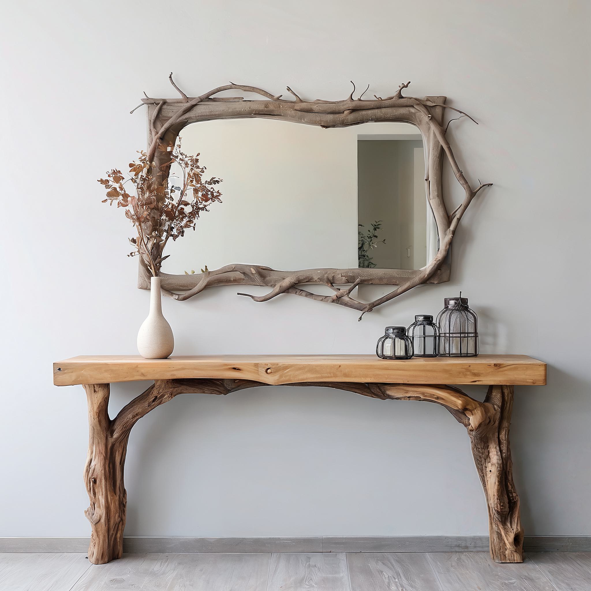 Floating Edge Entry Console Table Handcraft SILDTCS081