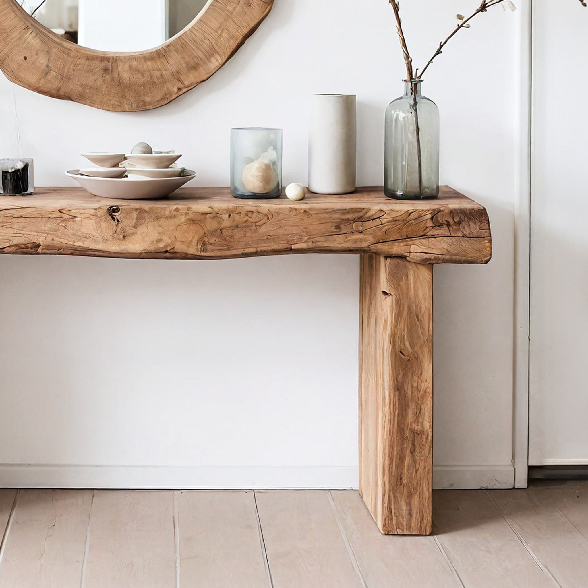 Reclaimed Wood Entryway Console Table SILDTCS073