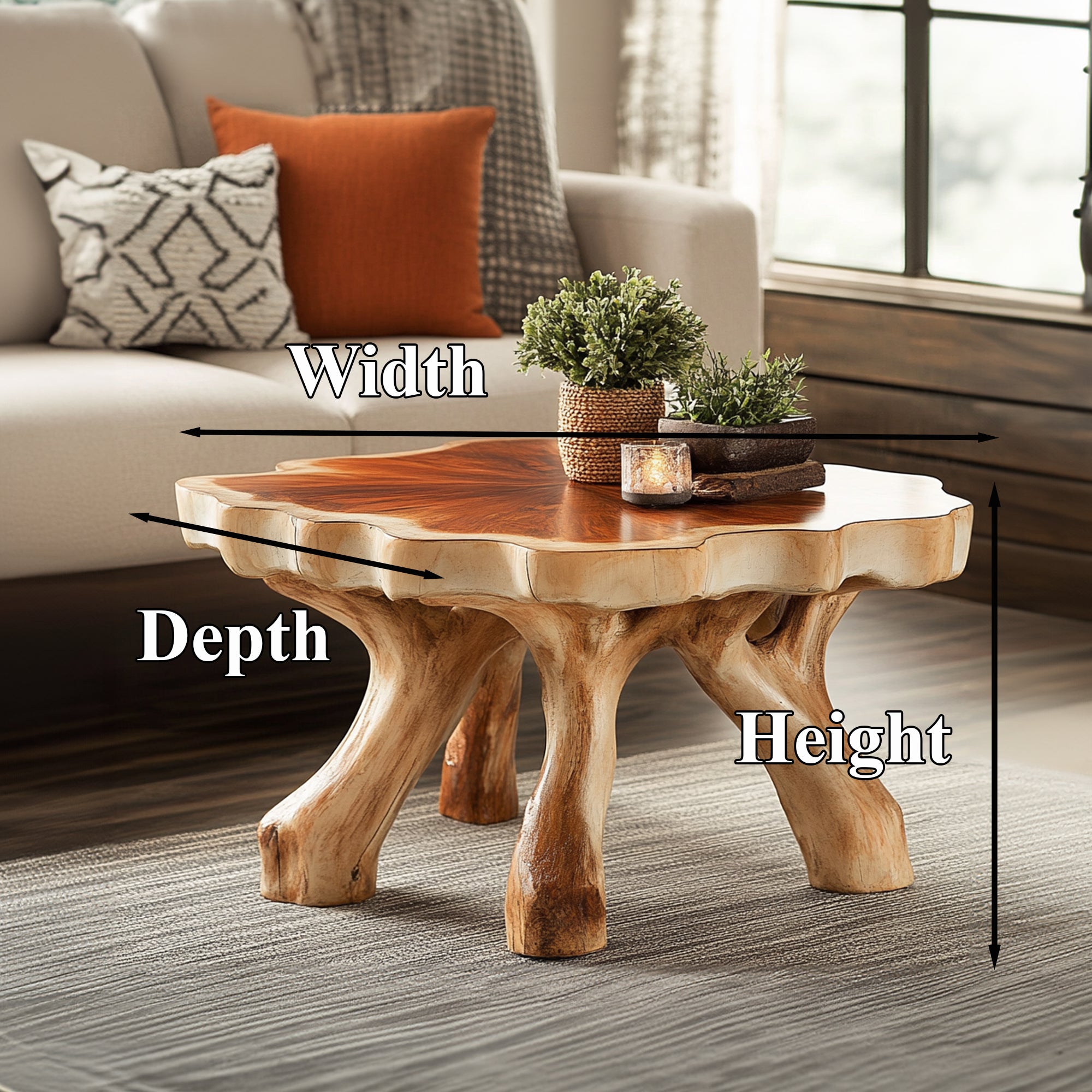 Rustic Coffee Table SILDTCF001