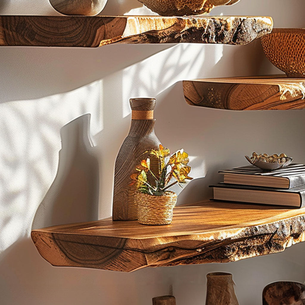 Handcraft Floating Wooden Shelves SILDTFL003