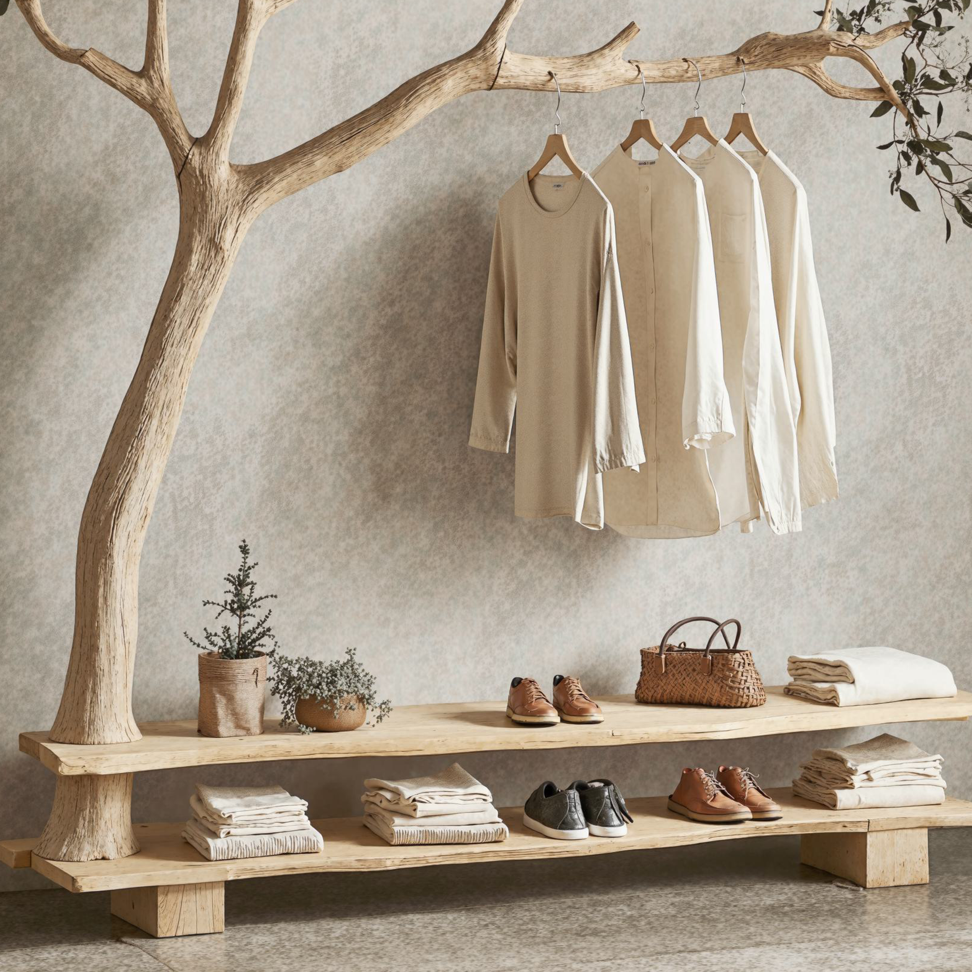 Wall Mount Coat Rack Hall Tree With Bench Shoe Storage SINLTB101