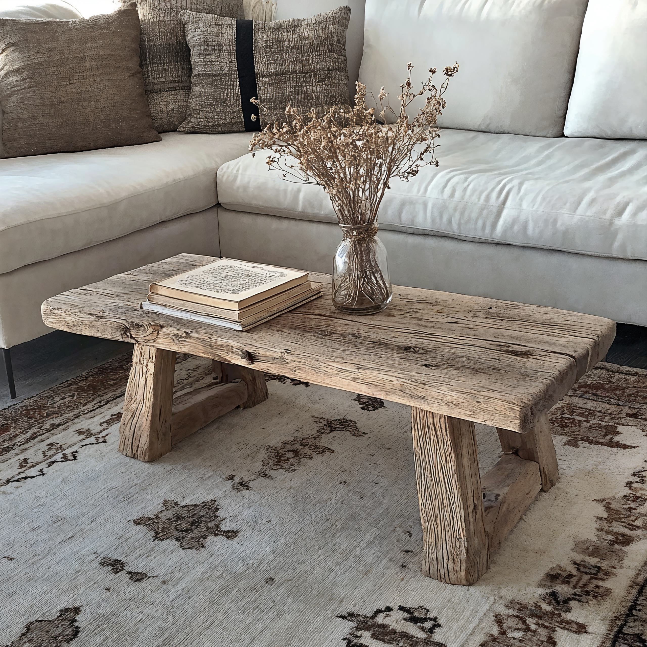 Unique Rustic Driftwood Coffee Table SILDTCF029