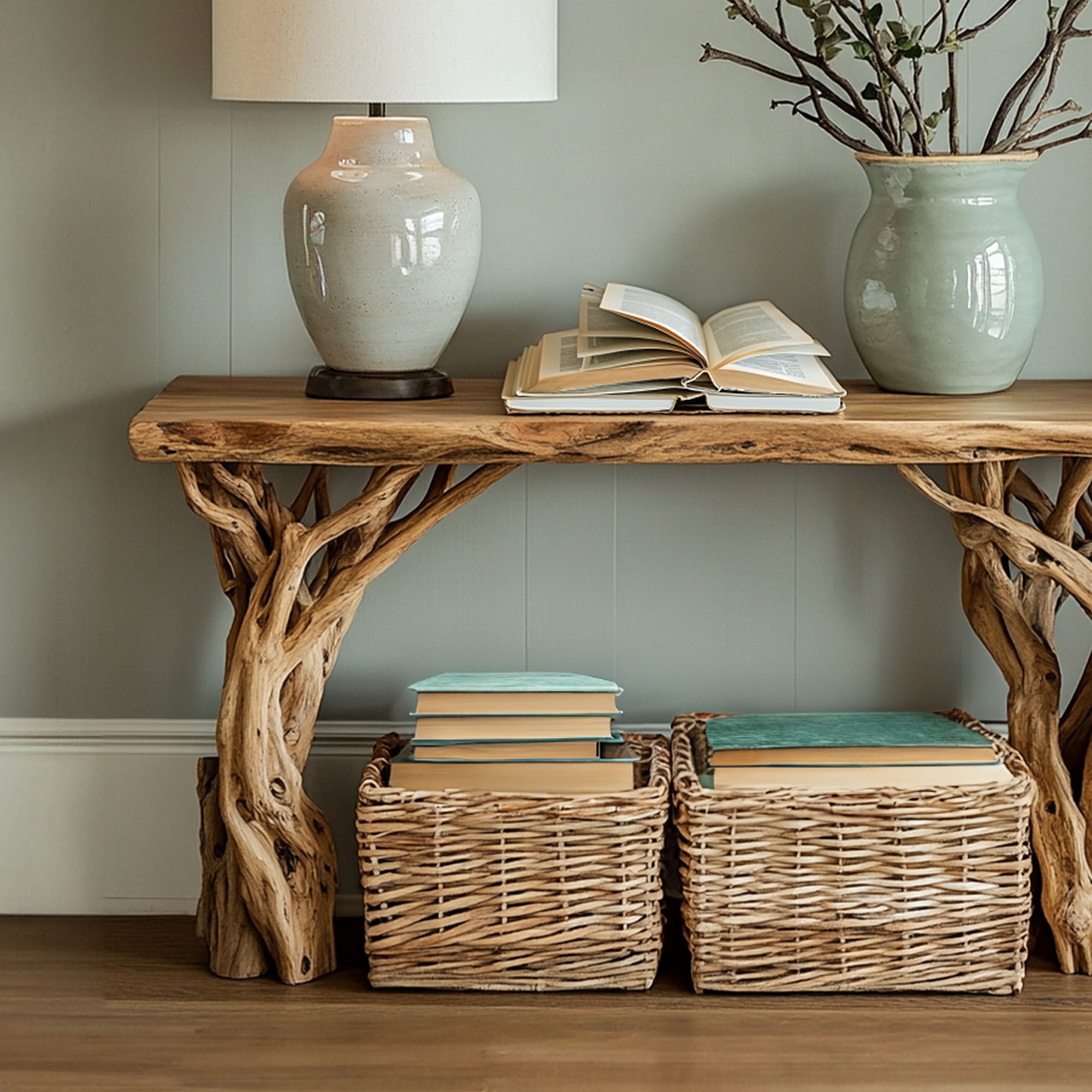 Live Edge Side Table Driftwood Table Console Table SINLCS039