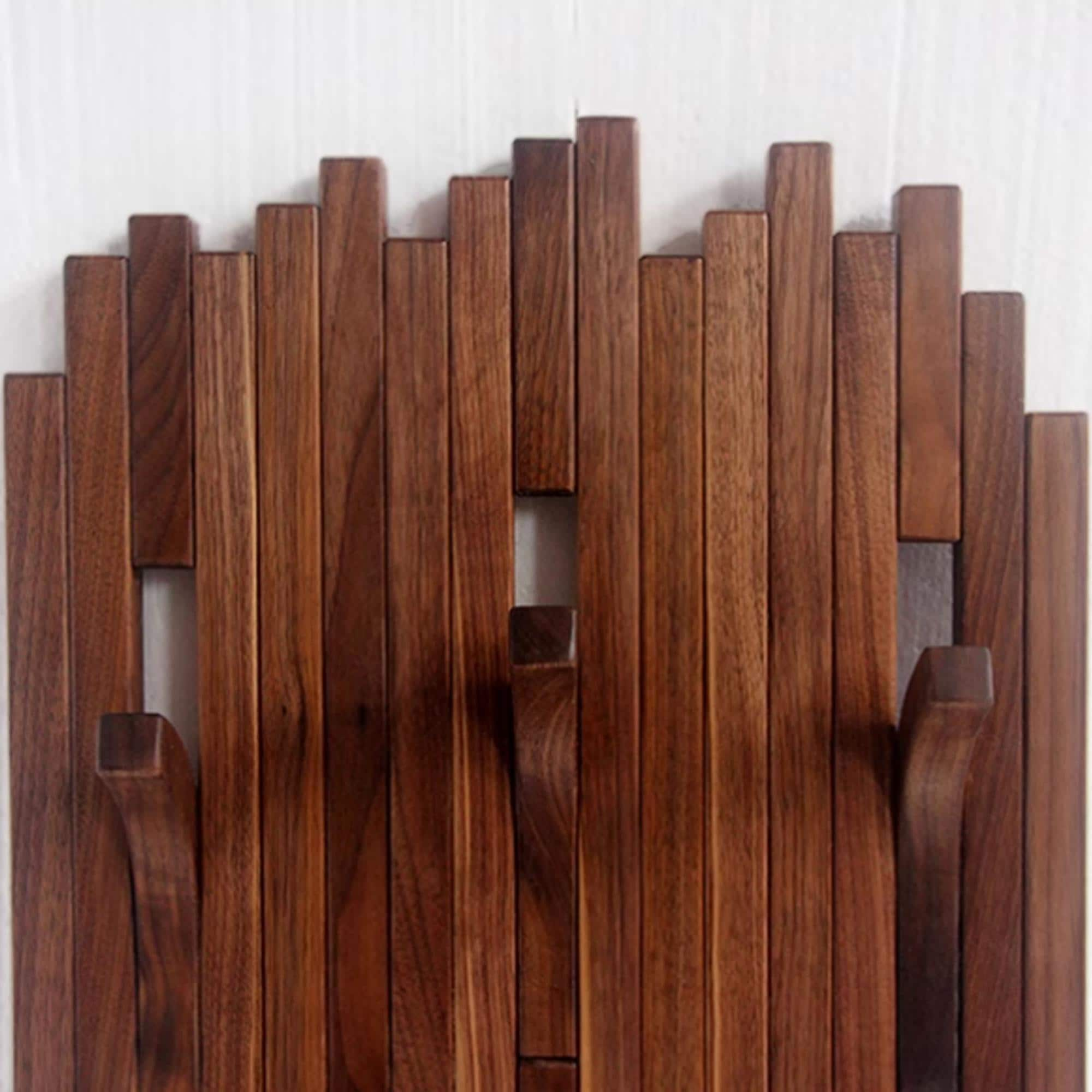 Solid Wood Coat Rack Wall Mount SINLPCR013