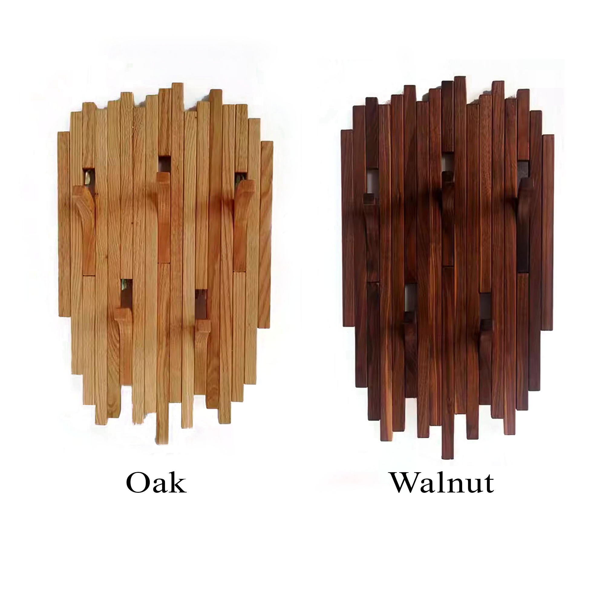 Solid Wood Coat Rack Wall Mount SINLPCR013