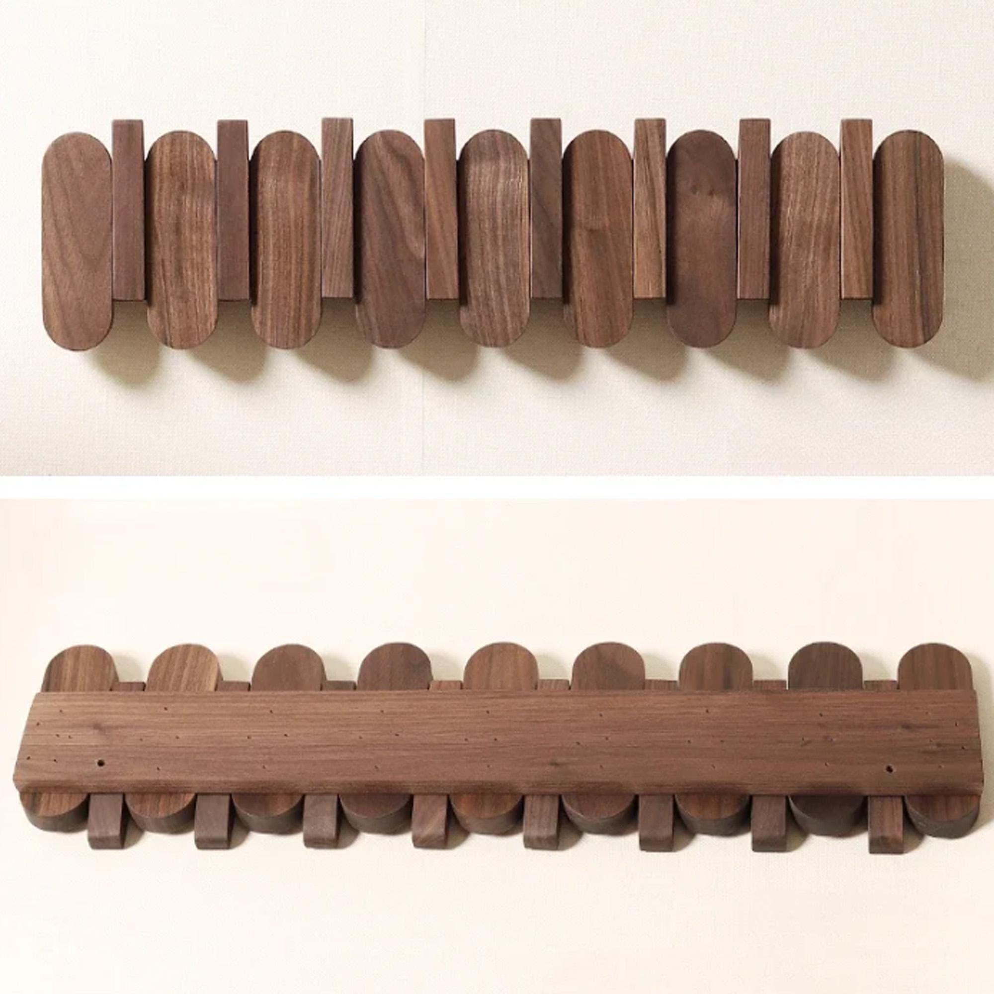 Solid Wood Piano Coat Rack SINLPCR015