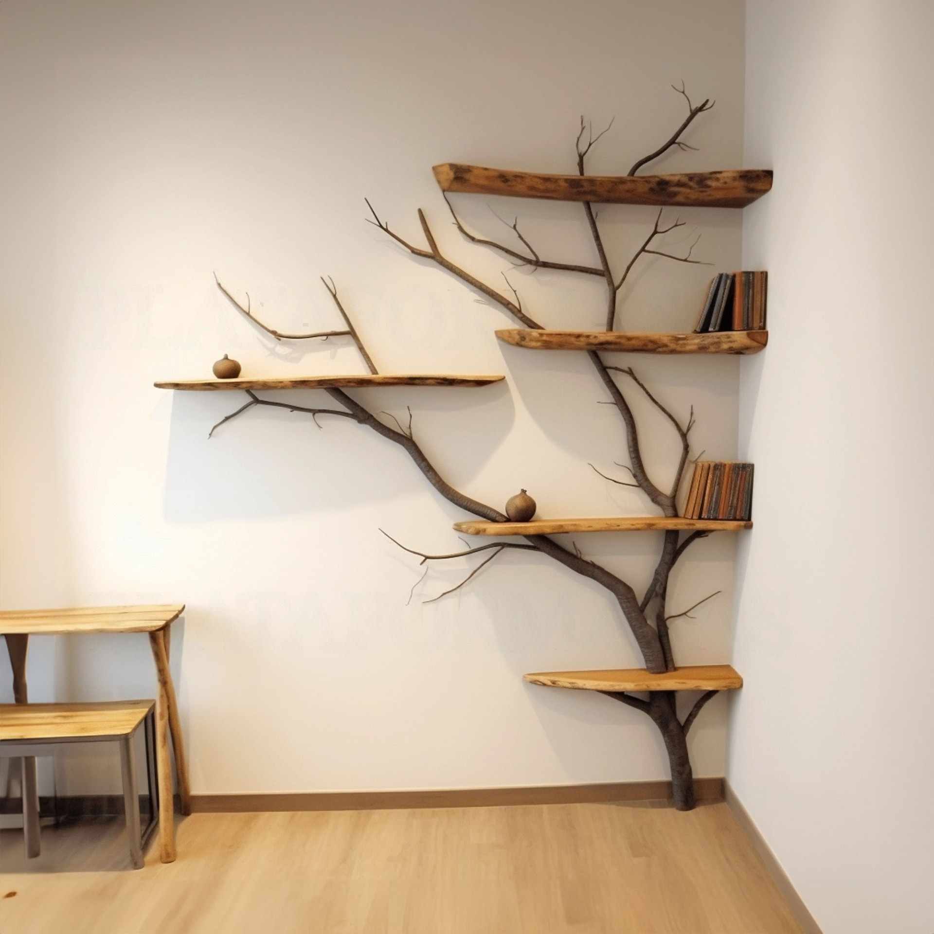 Corner Tree Branch Shelf Wall Mount SINLTB004