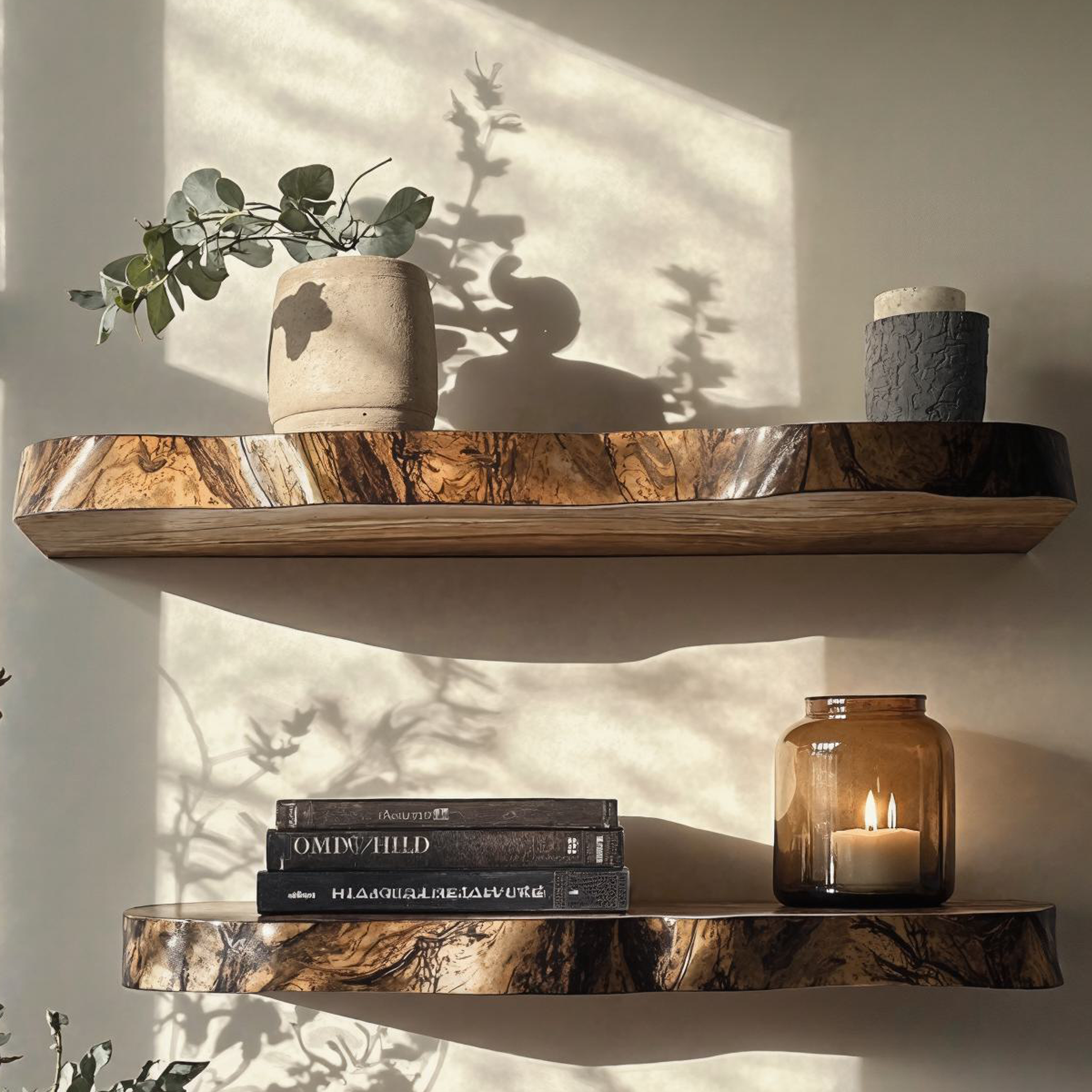 Custom Floating Shelves Wooden Wall Shelves SILDTFL113