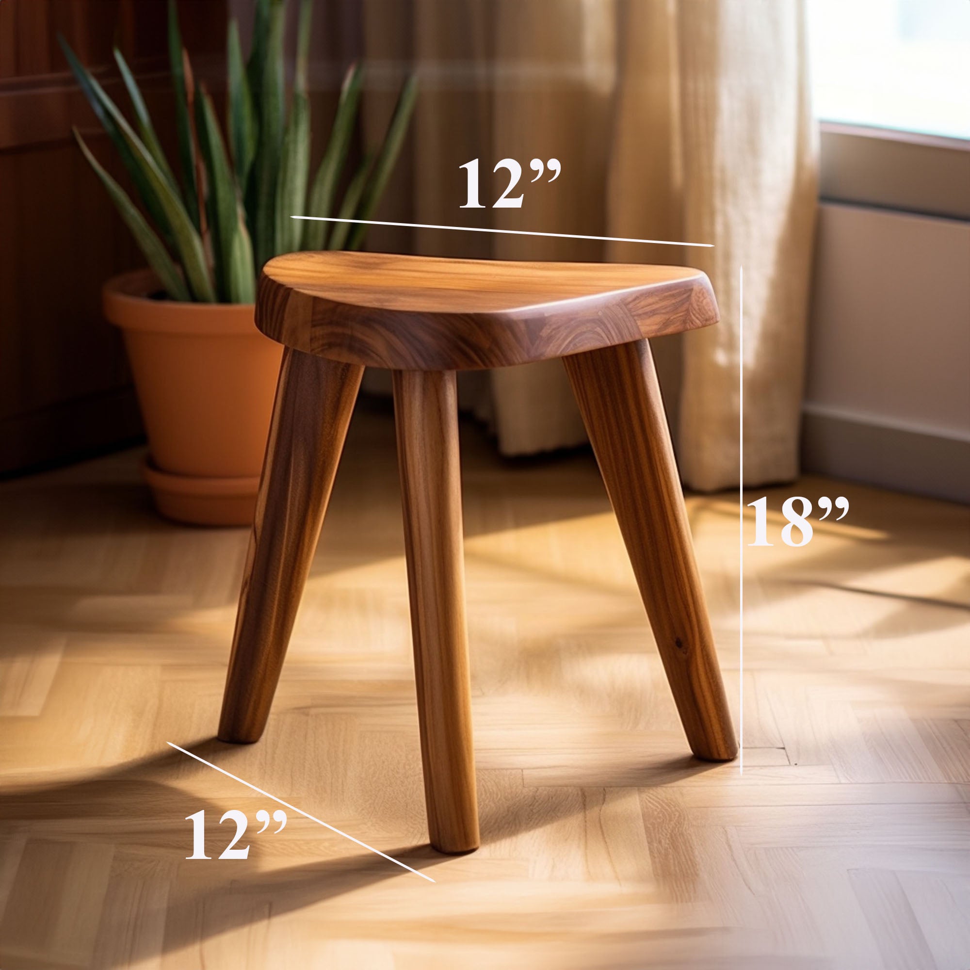 Wooden Spa Stool Spa Table SILDTSB009